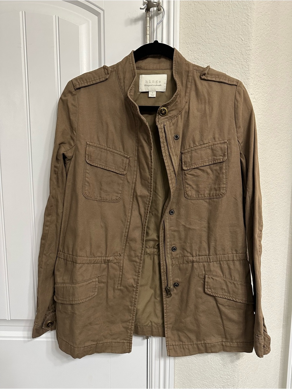 hinge Women’s Soft Cotton Twill Jacket